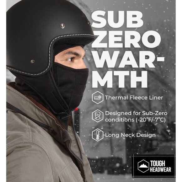 Balaclava Ski Mask for Men and Women Winter Face Cover for Work and Snow Sports - Picture 4 of 7